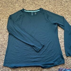 Champion Women's Dark Blue Long Sleeve Tee